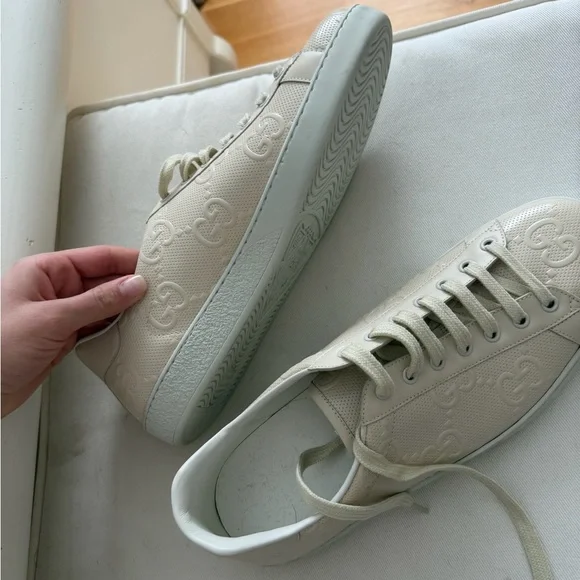 Gucci Cream Sole Sneakers
